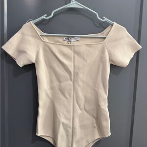 Zara Cream Women's Bodysuit